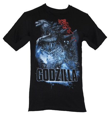 Godzilla Adult New T-Shirt - Movie Style Godzilla Trampling City T-Shirt S-4XL-image