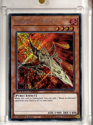 Volcanic Rocket SGX1-ENH10 1st Edition Secret Rare Speed Duel GX Yu-Gi-Oh!-image