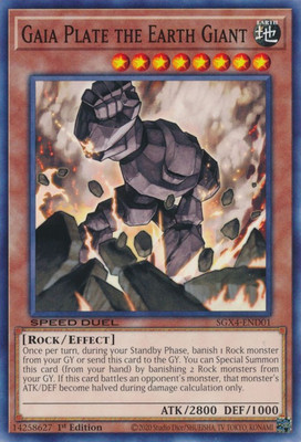 Speed Duel GX: Midterm Destruction #SGX4-END01 Gaia Plate the Earth Giant-image