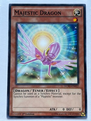 Yu-Gi-Oh Majestic Dragon LC5D-EN012 Common 1st Edition NM-image