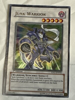Junk Warrior LC5D-EN029 1st Edition Super Rare PL + BONUS-image