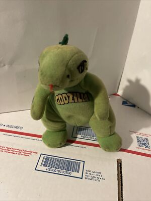 Vintage 1979 Knickerbocker Godzilla 8” Plush Hanna-Barbera Cartoon Licensed-image