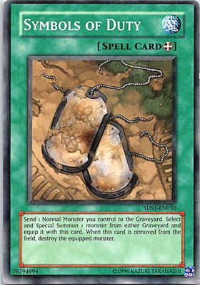 Symbols Of Duty 5DS1-EN030 Yu-Gi-Oh! Light Play Unlimited-image