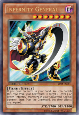 Yugioh! MP Infernity General - YF03-EN001 - Ultra Rare - Limited Edition Moderat-image