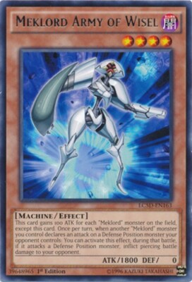 Meklord Army of Wisel - LC5D-EN163 - Rare - 1st Edition x1 - Lightly Played-image