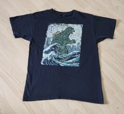 Godzilla Movie  T Shirt Mens Black Size M-image