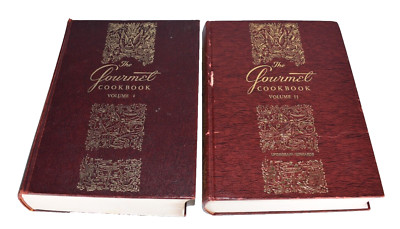 The Gourmet Cookbook Volume 1 & 2 (Vtg 1970s Hardcover) Full Set-image