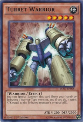 Turret Warrior - LC5D-EN008 - Rare - 1st Edition x1 - Lightly Played-image