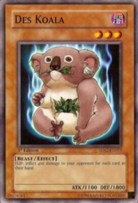 Yugioh! HP Des Koala - 5DS2-EN011 - Common - 1st Edition Heavily Played, English-image
