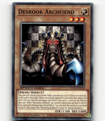 Yugioh Desrook Archfiend Speed Duel GX: Duelists of Shadows-image