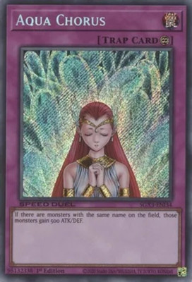 Aqua Chorus - SGX3-ENI34 - Secret Rare - 1st Edition DMG YuGiOh!  Speed Duel GX:-image