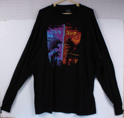 Godzilla vs. Kong Long-sleeve shirt; Toho Co - 100% Cotton-image