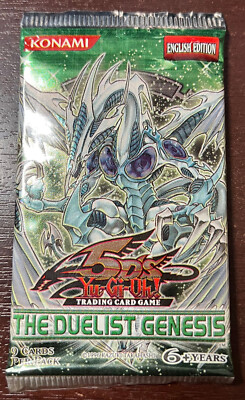 (701002) YUGIOH THE DUELIST GENESIS 5D's Unlimited Edition Sealed BOOSTER PACK-image
