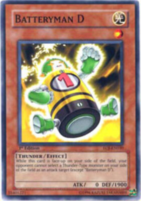 Batteryman D - EOJ-EN030 - Common - 1st Edition LP YuGiOh!  Booster Set Cards (G-image