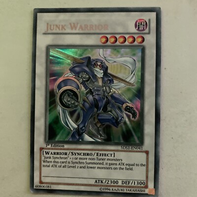 Yu-Gi-Oh! TCG Junk Warrior 5D's Starter Deck 5DS1-EN041 1st Edition Ultra Rare-image