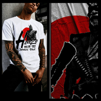 Samurai t-shirt bushido code Hattori Hanzo sword Japanese Ronin Japanese steel -image