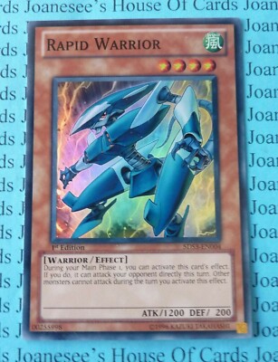 Rapid Warrior 5DS3-EN004 Super Rare Yu-Gi-Oh Card 1st Edition New NM-image