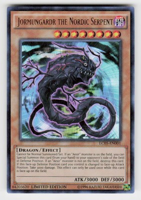 Legendary Collection 5D's #LC05-EN001 Jormungardr the Nordic Serpent 1st Edition-image