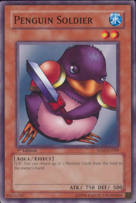 Yugioh Penguin Soldier #5DS2-EN009 5D's Starter Deck 2009 1st Edition-image