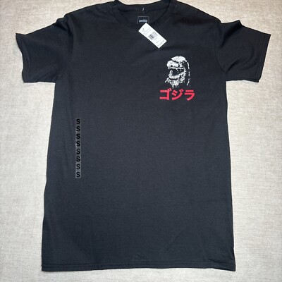 Anti Kaiju Ka Godzilla T Shirt Black NWT size Small Mens-image