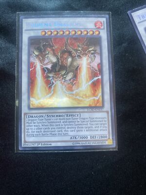 Trident Dragon - Secret Rare - LC5D-EN237 - 1st Edition MP-image