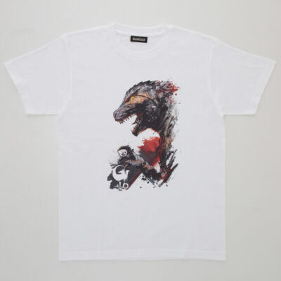 Movie Godzilla -1.0 Design T-shirt white B Japan original New-image