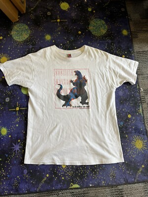 Vintage Godzilla Toho Japanese 2001 Vintage Shirt Large Rare Htf Variant Only 1-image