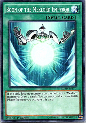 Boon Of The Meklord Emperor LC5D-EN170 Yu-Gi-Oh! Light Play 1st Edition-image