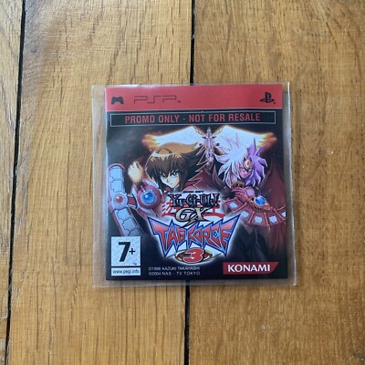 YU-GI-OH GX Tag Force 3 YuGiOh REGION FREE Sony PSP English RARE PROMO VERSION-image