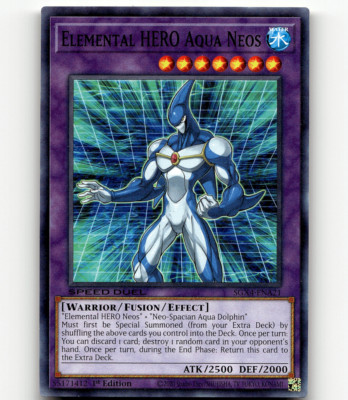 Yugioh Elemental HERO Aqua Neos - Speed Duel GX: Midterm Destruction-image