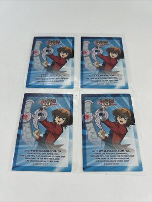 Yu-Gi-Oh! GX Cards McDonald's Promotional Set 2 - Checklist Lot Of 4 2004-image