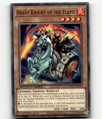 Yugioh Heavy Knight of the Flame Speed Duel GX: Duelists of Shadows-image