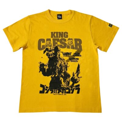 Toho x HARDCC Godzilla vs Mechagodzilla King Caesar (Ryukyu Gold) T-shirt Japan-image