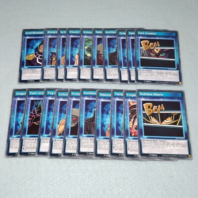 Yugioh Speed Duel GX Duelists of Shadow 20 Card 1st Edition Skill Card Set SGX3-image