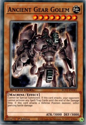 Ancient Gear Golem SGX1-END01 Speed Duel GX: Duel Academy Box 1st Edition-image