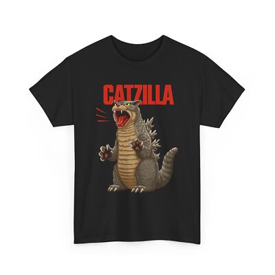 Catzilla T-Shirt for Men & Women – Hilarious Cat Godzilla Hybrid Tee-image
