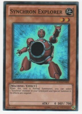 Synchron Explorer - 5DS3-EN005 - Super Rare - 1st Edition LP YuGiOh!  Starter De-image