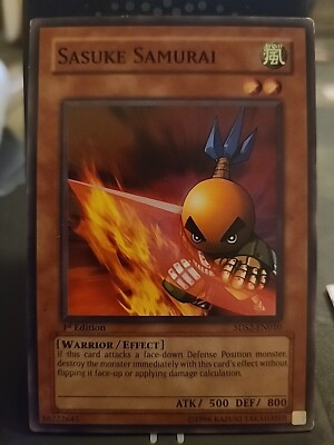 Sasuke Samurai - 1st Edition - Yugioh Wind Monster - Vintage-image