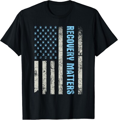 Recovery Matters - Sobriety Anniversary Sober AA NA T-Shirt-image