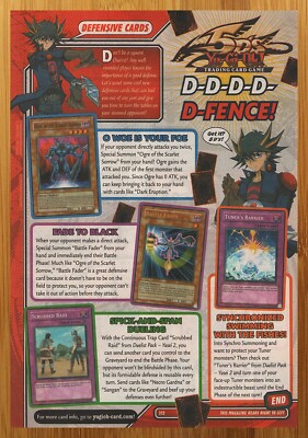 2009 Yu-Gi-Oh! 5D's Trading Card Game Vintage Print Ad/Poster CCG TCG Art 00s-image