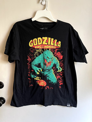 Super7 Bloody Godzilla King of the Monsters Comic Book-style T-shirt (Large)-image