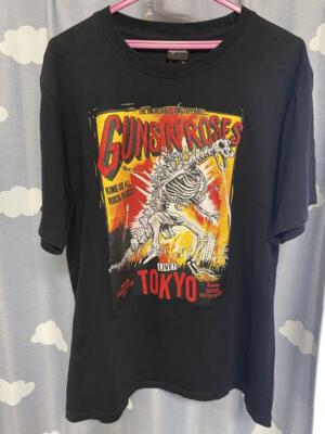 Guns N' Roses Godzilla Tokyo T-shirt M Size F/S FEDEX 2-image