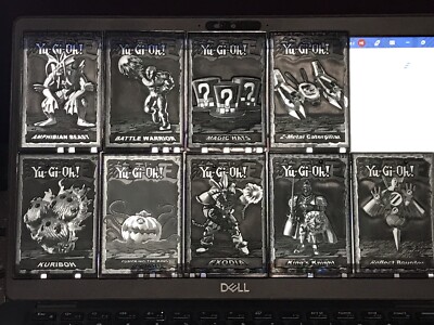 1996 Yu-Gi-Oh  Lot (9) Kazuki Takahashi 3D Effect Plastic Cards - L@@K-image