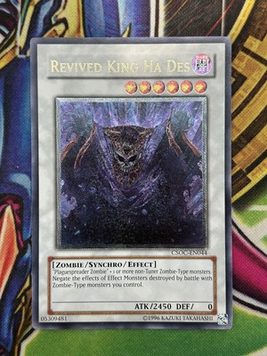 Yu-Gi-Oh! Revived King Ha Des CSOC-EN044 Zombie Synchro Effect Card - Rare-image
