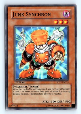 Yu-Gi-Uh Junk Synchron #5DS2-EN014 5D's Starter Deck 2009 tcg LP-image