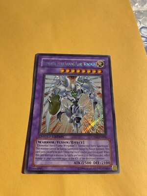 Elemental Hero Shining Flare Wingman CT03-EN004 Ultimate Rare Mint Card-image