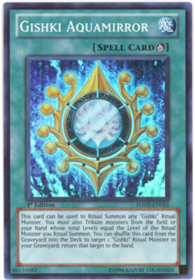 Yu-Gi-Oh Card - HA05-EN055 - GISHKI AQUAMIRROR (super rare holo) - NM-image
