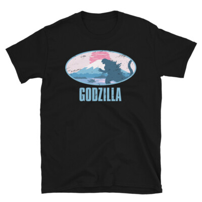 Godzilla Shirt | Distressed Vintage Retro Shirt | Short-Sleeve Unisex T-Shirt-image
