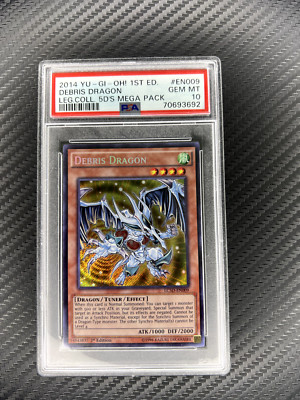 Yugioh! Debris Dragon - LC5D-EN009 - Secret Rare - 1st Edition PSA 10 POP 1-image