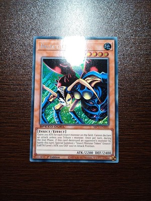 Yu-Gi-Oh Queen Insect Secret 1st Edition English Near Mint SBC1-END01-image